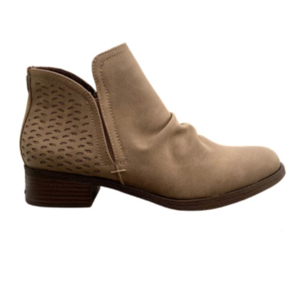 Nwt Blowfish Ankle Boots Venom Taupe 